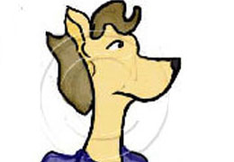 Cartoon Doghead