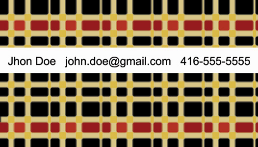Generic Business Card - style 1