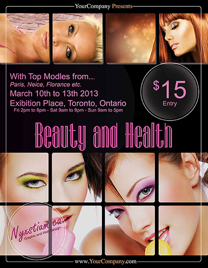 Health and Beauty - MockUp Poster