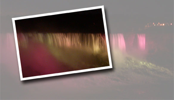 Niagara Falls at Night