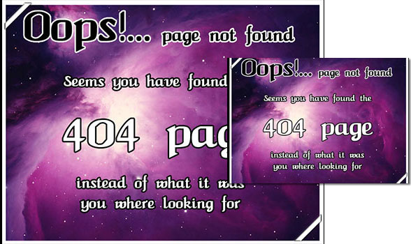 404 Error Page Image