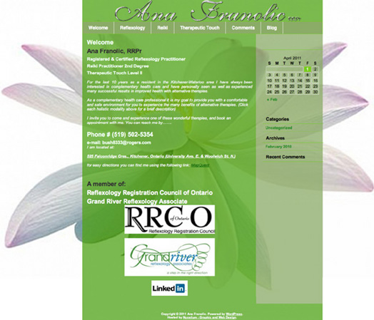 AnaFranolic.com 's website