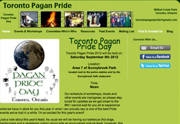 Toronto Pagan Pride Website